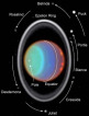 Uran a dráhy některých jeho měsíců
