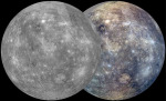 Planeta Merkur - foto sonda Messenger