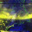 Aurorální ovál nad Kanadou a USA z družice DMPS. Zdroj: NOAA