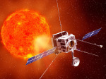 Představa evropské sondy Solar Orbiter k výzkumu Slunce 