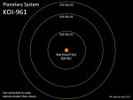 Planetárnou soustava u hvězdy KOI-961