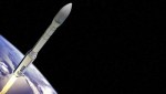 Start rakety Vega v představě malíře. Autor: ESA