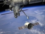 Přílet lodi Dragon k ISS v představě malíře. Autor: Spaceflightnow.com