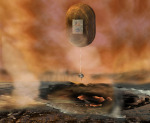 Představa americké sondy VISE (Venus In-Situ Explorer) k výzkumu Venuše