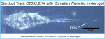 Zrníčka prachu z komety Wild 2 zachycená v aerogelu sondy Stardust