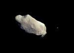 Planetka Ida se svým měsíčkem. Autor: NASA.