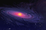 Umělecká představa protoplanetárního disku v okolí mladé hvězdy