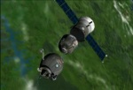 Animace rozdělení modulů Sojuzu. Autor: TV NASA