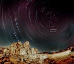 Stopy hvězd nad Kokino. Autor: Ljupco Ilievski