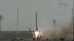 Start Sojuzu TMA-04M. Autor: TV NASA