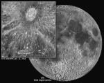 Oblast kolem kráteru Tycho na povrchu Měsíce