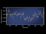 Pokles jasnosti hvězdy 55 Cnc při tranzitu exoplanety