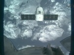 Dragon je již hodně blízko. TV NASA