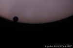 Tranzit Venuše přes Slunce. Autor: Expedice DOSVAN (Pavel Váňa, Jaroslav Dosoudil)