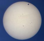 Prechod Venuše pred slnečným diskom. Autor: Martin Šulík