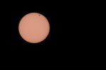 Přechod Venuše přes sluneční kotouč. Autor: Jakub Nahodil