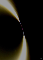 Chromosféra během květnového zatmění 2012. Autor: Jan Sládeček