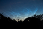 Noční svítící oblaka 15. června 2012 ráno. Autor: Petr Horálek
