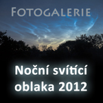 Noční svítící oblaka roku 2012