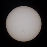 Slnečné škvrny AR1504 - AR1508. Autor: Ľubomír Leňko