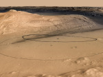 Elipsa přistávací oblasti sondy Mars Science Laboratory