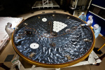 Tepelný štít Curiosity a senzory MEDLI. NASA/JPL