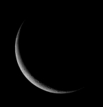Měsíc na ranní obloze stáří 27,1 dne. Autor: Antonín Hušek
