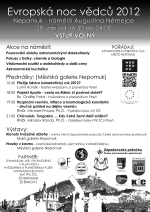 Evropská noc vědců 2012 v Nepomuku