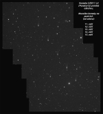 Kometa PanSTARRS v průběhu září 2012. Autor: FRAM