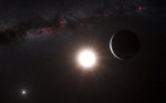 Exoplaneta u hvězdy Alfa Centauri B. Foto: ESO.