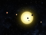 Planetární soustava s početnou rodinou exoplanet Autor: NASA/Tim Pyle