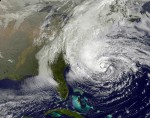 Hurikán Sandy. Autor: NASA.
