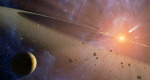 Hypotetický protoplanetární disk kolem mladé hvězdy Autor: NASA