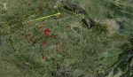 Mapa viditelnosti bolidu 28. 9. 2012 Autor:  Lukáš Shrbený, Pavel Spurný a Jiří Borovička