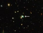 galaxie J2240 - eso1249 Autor: CFHT/ESO/M. Schirmer
