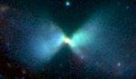 Vznikající planetární soustava L1527 IRS Autor: Spitzer Space Telescope