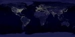 Země v noci. Autor: NASA.