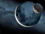 Přemístění malé planetky na dráhu kolem Měsíce - úvaha Autor: Mark Garlick/Science Photo Library