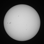 Sluneční skvrna AR 1654. Autor: Antonín Hušek
