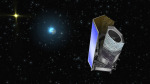 Představa družice Euclid v libračním bodě L2 Autor: ESA
