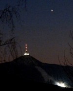Merkur nad Ještědem 19. března 2011. Autor: Martin Gembec.