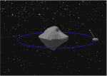 Představa binární planetky Didymos Autor: ESA