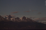 Kometa PanSTARRS nad argentinskými horami. Autor: Victor Gabriel Bibé.