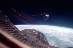 Cílové těleso Agena z paluby lodi Gemini 11 v roce 1966 Autor: collectspace.com