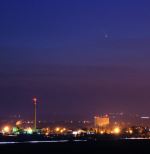 Kometa PANSTARRS nad Dobruškou. Autor: Jiří Rohlena