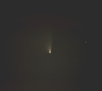 Kometa ze střechy domu. Autor: Jan Benáček