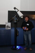 Libor Richter, Astrofotograf roku 2012, u dalekohledu J. Zemana.  Autor: Libor Šindelář      