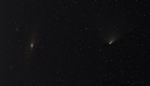 C/2011 L4 (PanSTARRS) a M 31. Autor: Martin Gembec