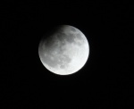 Částečné zatmění Měsíce. Autor: Eliška Anna Kubičková