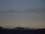 Konjunkce Venuše, Jupiteru a Merkuru. Autor: Vladislav Obdržálek